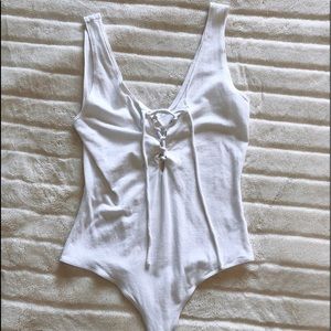 PacSun White Bodysuit